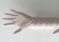 Sarung Tangan Steril Sekali Pakai Tidak Beracun, Sarung Tangan Ujian Vinyl Berat Bersih 4.0-5.5g pemasok