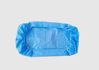 Warna Biru Seprai Non Woven Pakai Ukuran 110 * 220 CM Untuk Tempat Tidur / Tandu pemasok