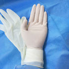 Sarung Tangan Bedah Steril Lateks Medis Bubuk Gratis AQL 1.5 Dengan EO Sterilisasi pemasok