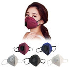 Anti Virus Foldable FFP2 Mask Vertical Fold Flat Breathing Filter Mask pemasok