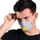 N95 Masker Piala Karbon Aktif FFP2, Masker Debu Nonwoven Sekali Pakai Dengan Katup pemasok