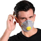 N95 Masker Piala Karbon Aktif FFP2, Masker Debu Nonwoven Sekali Pakai Dengan Katup pemasok