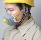 N95 FFP2 Anti Debu Respirator Masker Silikon Resistensi Pernapasan Rendah Dengan Katup pemasok