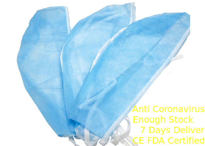 Bonnet Bedah Sekali Pakai Biodegradable Polypropylene Nonwoven Dengan Tali Pita pemasok