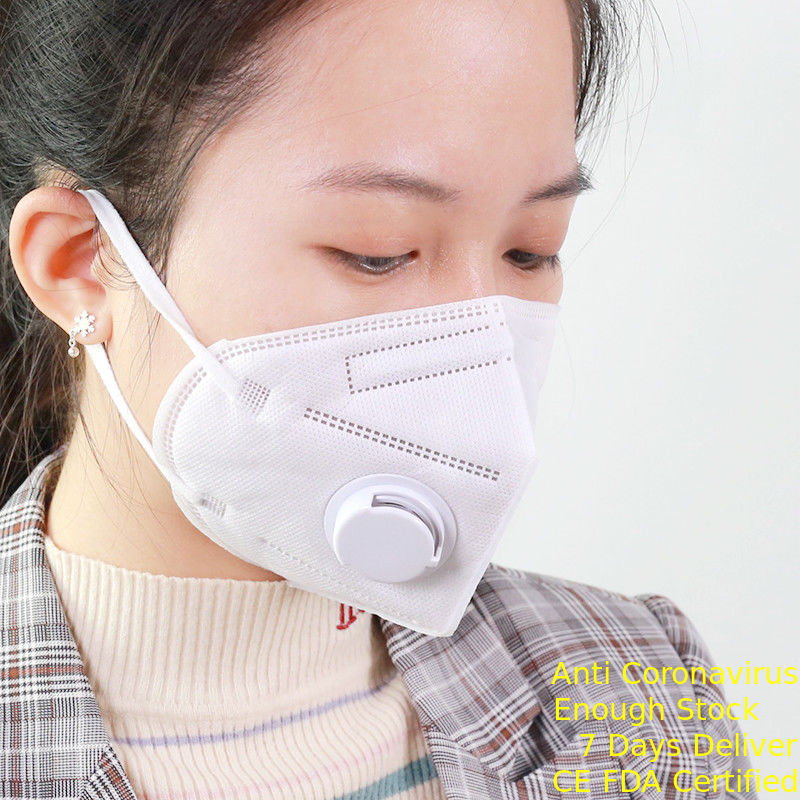 Breathable N95 Disposable Mask , FFP2 Face Mask 4 Layer Protection pemasok