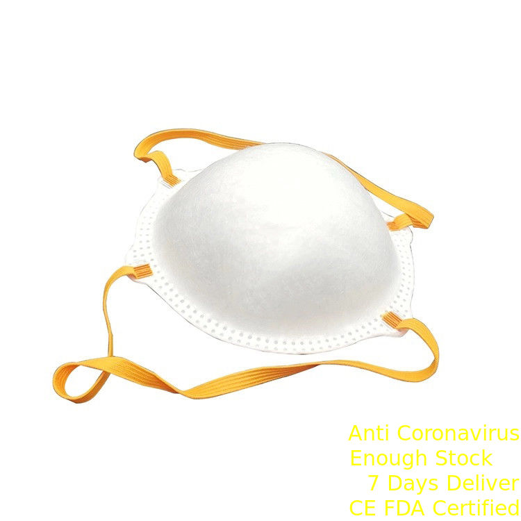 Disposable FFP2 Dust Shaped Protection Masker Wajah Partikulat pemasok