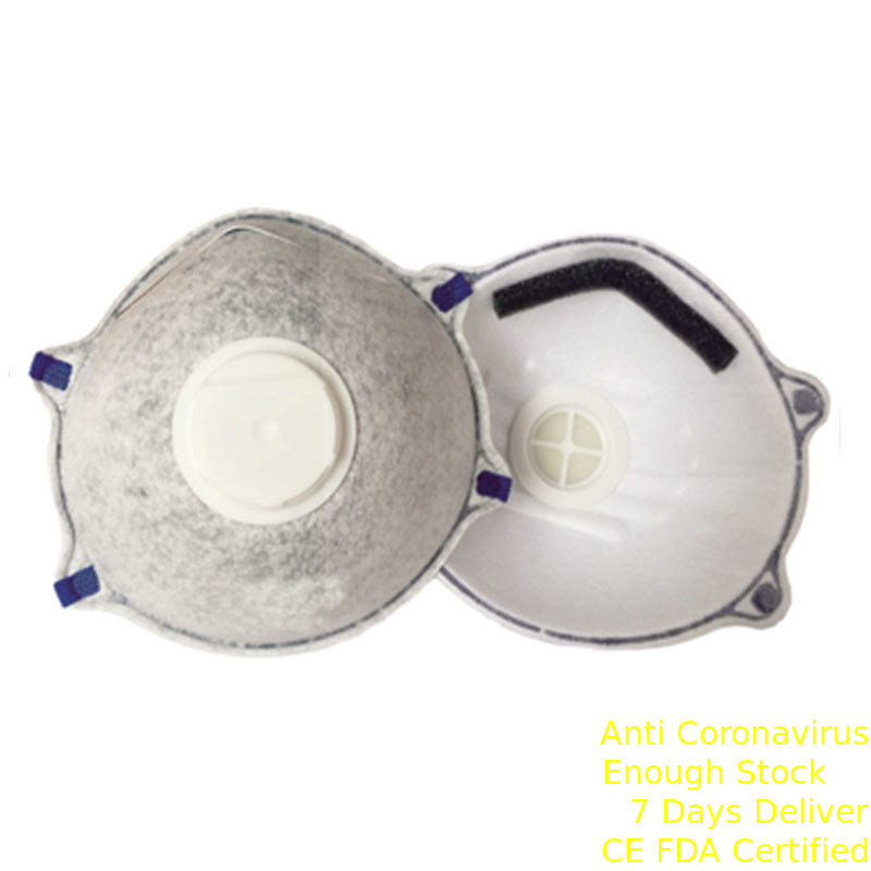 Piala Anti Bacteria FFP2 Masker Penggunaan Pribadi Respirator N95 Dengan Katup pemasok