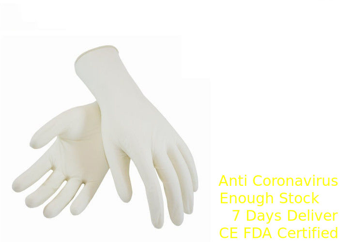 Sarung tangan steril sekali pakai tahan air 100% bahan tebal lateks 3-9 mil pemasok